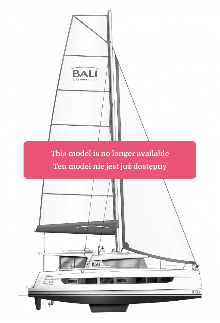 BALI 4.8 Openspace catamaran for sale