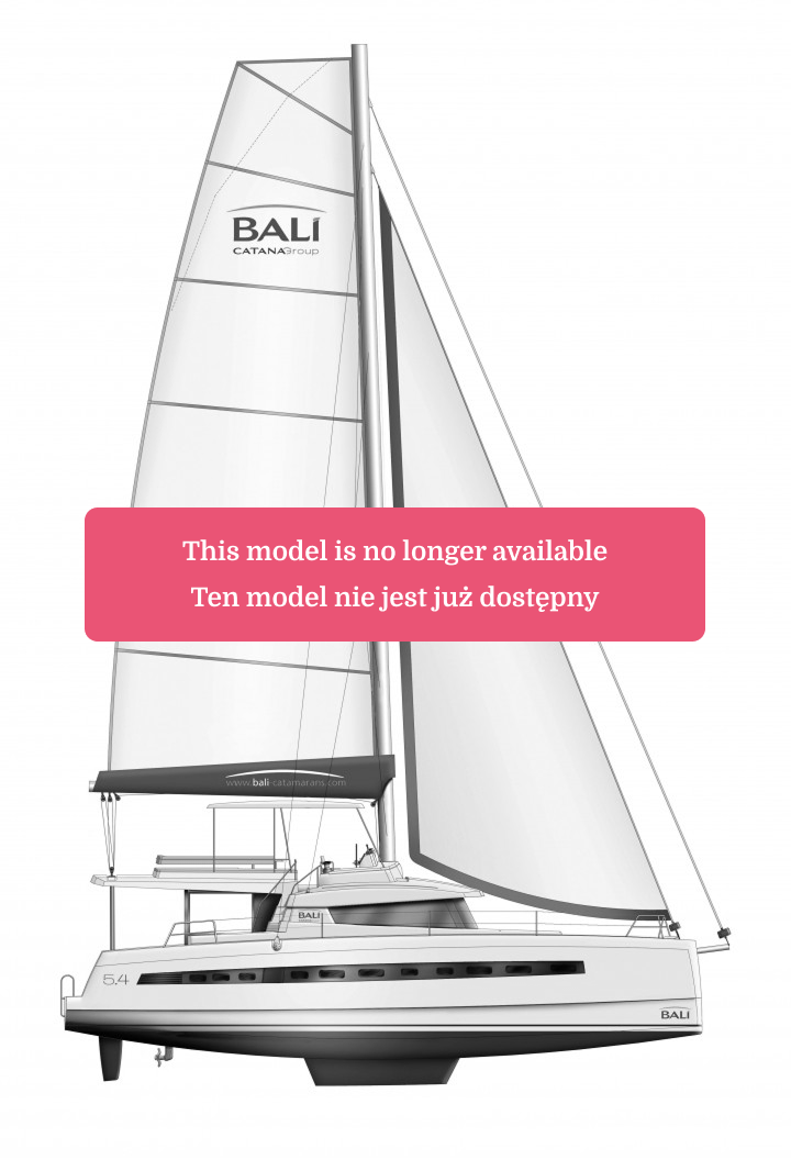 BALI 5.4 Openspace catamaran for sale